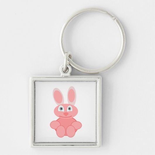 PINK BUNNY RABBIT SLEUTELHANGER (Voorkant)