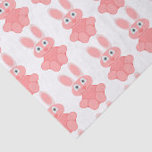 PINK BUNNY RABBIT TISSUEPAPIER (Detail)