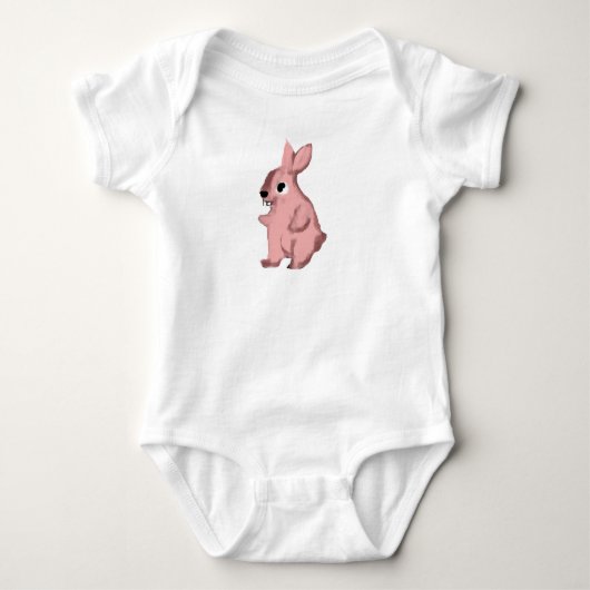 Pink Bunny Romper (Voorkant)