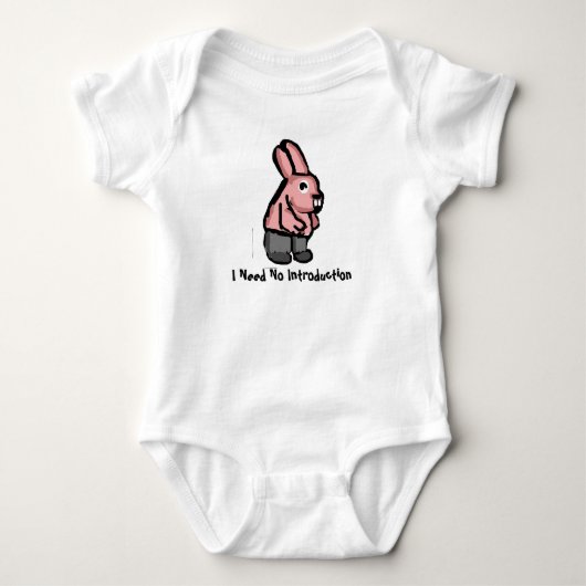 Pink Bunny Romper (Voorkant)