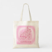 Pink Bunny Tote Bag (Achterkant)