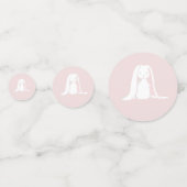 Pink Bunny verjaardag Confetti (Voorkanten)