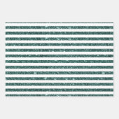 PINK BURGUNDY CHRISTMAS WATERVERF FLOWERS INPAKPAPIER VEL (Voorkant 3)