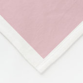 Pink Burgundy Floral Psalm Memorial Fleece Deken (Hoek)