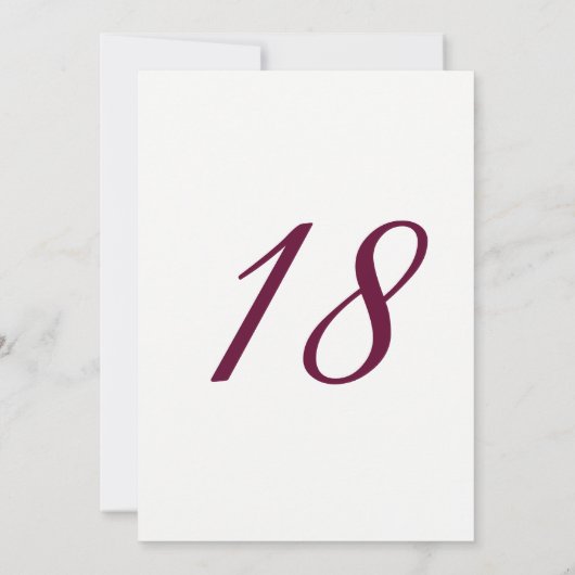 Pink Burgundy roos 18e verjaardag Uitnodiging (Achterkant)