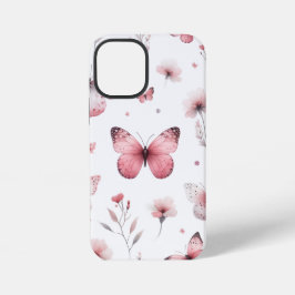 Pink Butterflies iPhone 12 Mini Hoesje