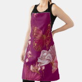 Pink Butterfly Apron Schort (Insitu)