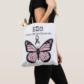 PInk Butterfly Ehlers-Danlos syndroom EDS bag Tote Bag (Dichtbij)