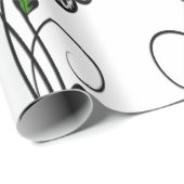 Pink Butterfly Garden Cadeaupapier (Rol Hoek)