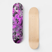 Pink Butterfly Graffiti Skateboard (Voorkant)