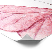 Pink Butterfly Pampas Grass Bohemian Baby Shower  Poster (Hoek)