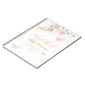 Pink Butterfly Quinceañera Guest Notitieboek (Linkerzijde)