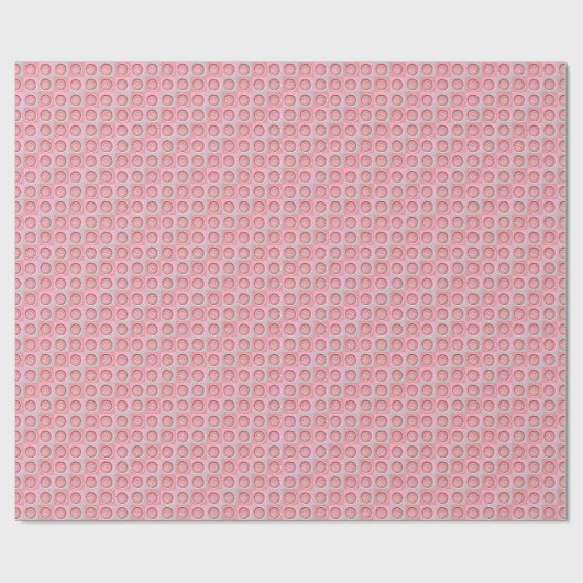 Pink Button Checked Pattern Cadeaupapier (Vlak)