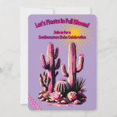 Pink Cacti Batch Kaart (Voorkant)