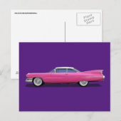 PINK CADDY-Briefkaarten Briefkaart (Voorkant / Achterkant)