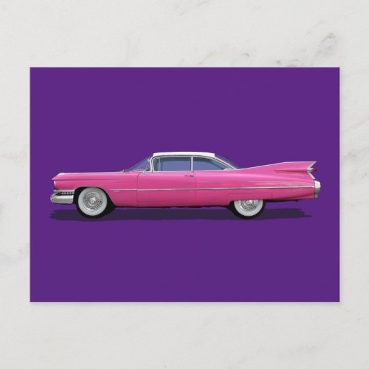 PINK CADDY-Briefkaarten Briefkaart (Voorkant)
