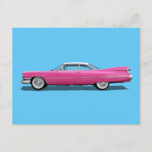 PINK CADDY-Briefkaarten Briefkaart