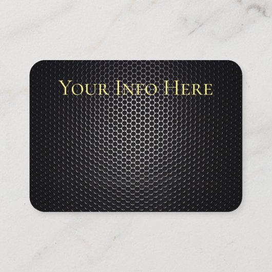 Pink Cadillac Chrome Grill Visitekaartje (Achterkant)