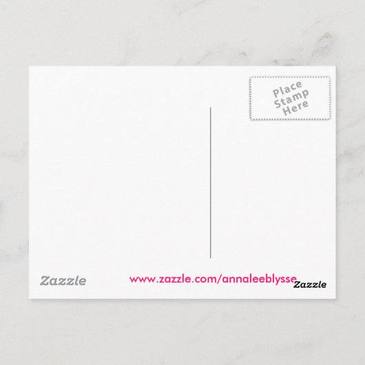 Pink Cairn Terrier Briefkaart (Achterkant)