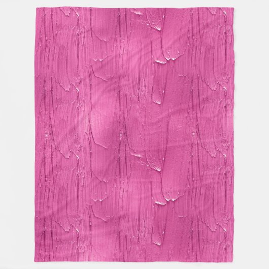 Pink Cake Frosting Fleece Deken (Voorkant)