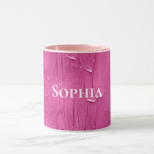 Pink Cake Frosting Mok (Midden)