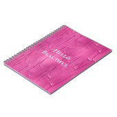 Pink Cake Frosting Notitieboek (Linkerzijde)