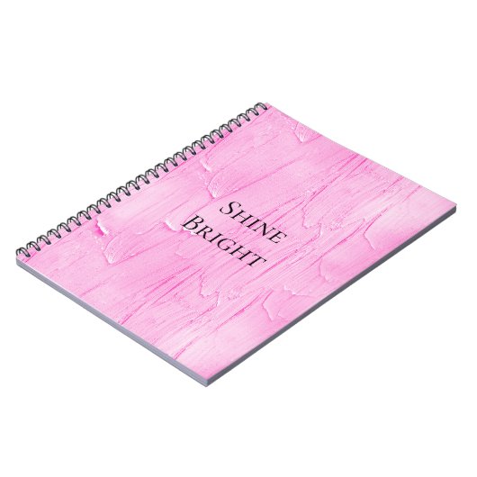 Pink Cake Frosting Notitieboek (Linkerzijde)