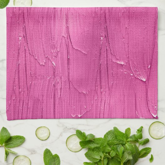 Pink Cake Frosting Theedoek (Gevouwen)