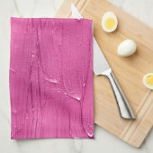 Pink Cake Frosting Theedoek (Quarter Fold)