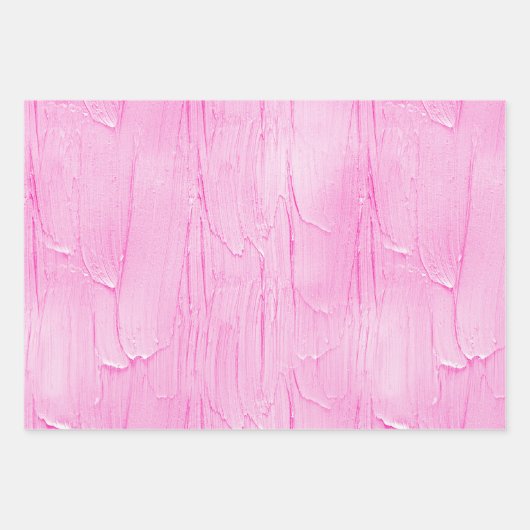 Pink Cake Frosting Verjaardag Inpakpapier Vel (Voorkant 2)