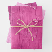 Pink Cake Frosting Verjaardag Inpakpapier Vel (In situ)