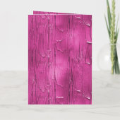 Pink Cake Frosting Verjaardag Kaart (Achterkant)