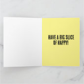 PINK CAKE HAPPY BIRTHDAY THICK FROST BIG CARD KAART (Binnen)