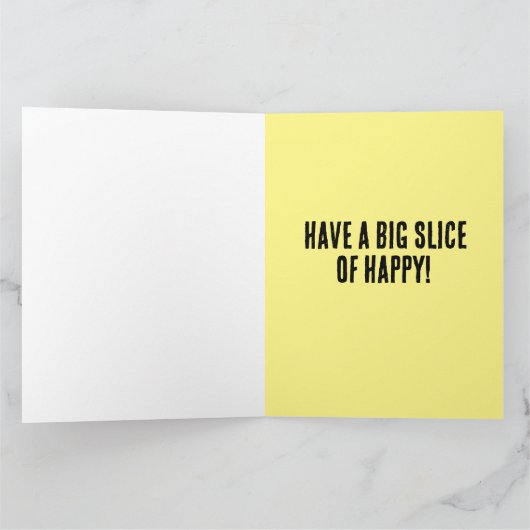 PINK CAKE HAPPY BIRTHDAY THICK FROST BIG CARD KAART (Binnen)