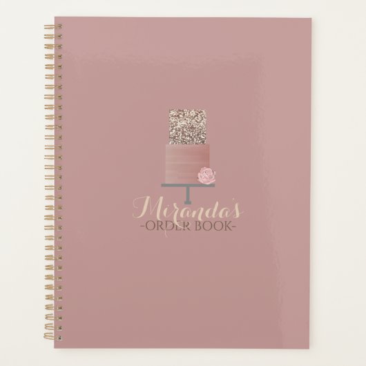 Pink Cake Order Book Planner (Voorkant)