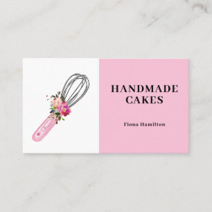 Pink Cake Pastry Chef Bakkerij Visitekaartje
