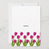 Pink Cake Verjaardag Kaart (Achterkant)