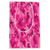 Pink Camo Adventure maakt haar plezier Medium Cadeauzakje (Voorkant)
