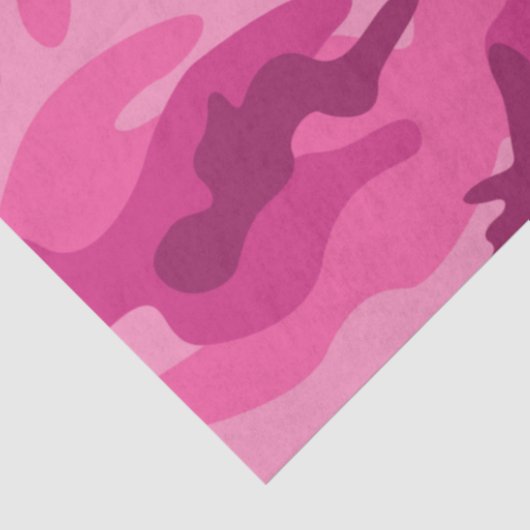 Pink Camo Adventure Strength Her Fun Tissuepapier (Detail)