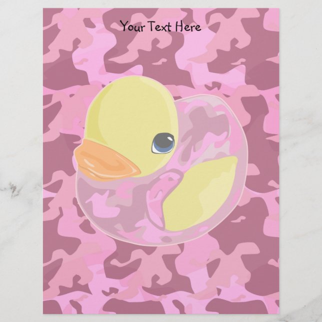 Pink Camo Ducky (Voorkant)