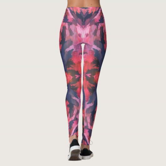 Pink Camo Leggings (Achterkant)