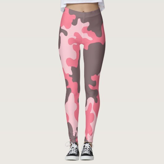 PINK CAMO-LEGGINGS LEGGINGS (Voorkant)