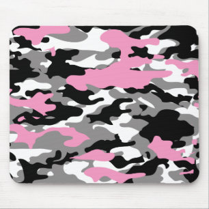 PINK CAMO - Mousepad Muismat