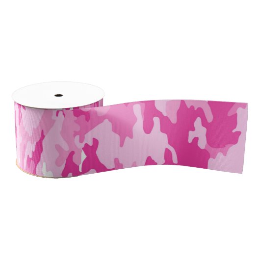 Pink Camo Pattern – Breast Cancer Awareness Grosgrain Lint (Spoel)