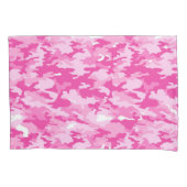 Pink Camo Pattern – Breast Cancer Awareness Kussensloop (Voorkant)