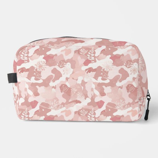 Pink Camouflage Pattern Toilettasje (Voorkant)
