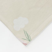 Pink Camper Earthy Pattern Fleece Deken (Hoek)