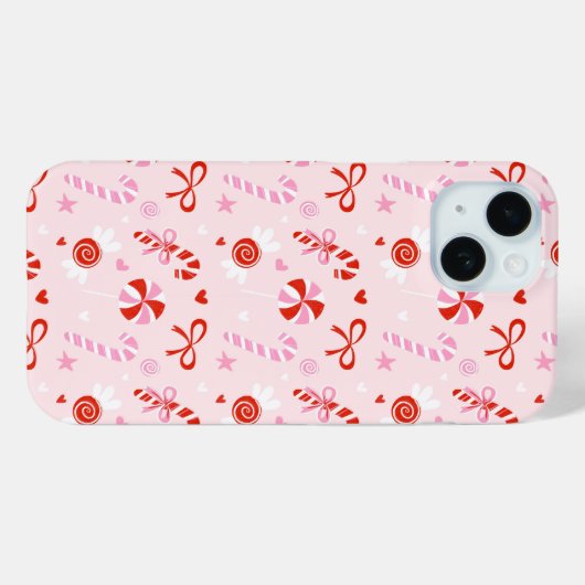 Pink Candy Aesthetic Phone Case (Achterkant (horizontaal))