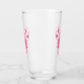 Pink Candy Canes met strik Glas (Links)