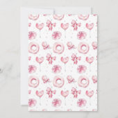 Pink Candyland Arcade Vrijgezellenfeest Kaart (Achterkant)